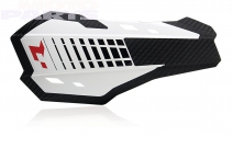 Hand guards RTECH HP2, white (with mountings)
