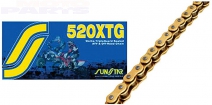 Chain SUNSTAR 520 XTG, gold, 120 links (with X-rings)