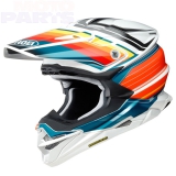 Шлем SHOEI VFX-WR Pinnacle TC-8, белый/белый/оранжевый, размер S