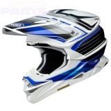 Helmet SHOEI VFX-WR Pinnacle TC-2, white/blue/black, size XS