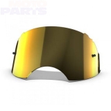 Replacement lens for OAKLEY Airbrake MX goggles, gold mirror