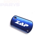 Rear brake reservior cap ZAP, blue, KXF, RMZ