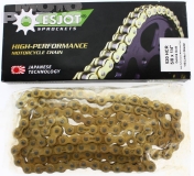 Chain ESJOT 520 HCR, gold, 118 links