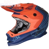 Kids helmet JUST1 J32 Vertigo, blue/neon orange, size Y-S