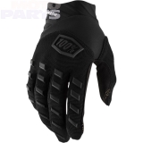 Gloves 100% Airmatic, black/charcoal, size S
