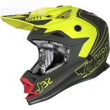 Kids helmet JUST1 J32 Vertigo, gray/red/neon yellow, size Y-L