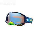 Goggles OAKLEY Airbrake MX Blue Banner, Prizm Sapphire Iridium (HD, mirror lens)