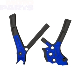 Frame protectors RTECH, black/blue, YZ125/250 05-23