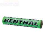 Handlebar pad RENTHAL SX, green/black (length 240mm)