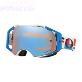 Cycling goggles OAKLEY Airbrake MTB Drop In TLD, Prizm Sapphire Iridium (HD, mirror lens)