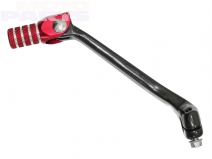 Gear lever ZAP, black/red, RM125 90-08