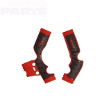 Frame protectors RTECH, red/black, SX/TC65 16-24, MC65 21-24