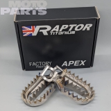 Footpegs, titanium RAPTOR Apex(standard), SX/TC/MC50/65 24-25