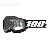 Youth goggles 100% Accuri2 Youth, black, with clear lens