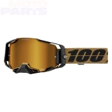 Goggles 100% Armega Glory, with gold mirror HIPER (HDR) lens