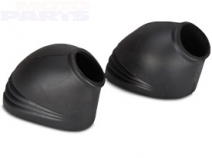 Footpegs mount covers MP, universal, black (pair)