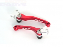 Flex levers set ZAP, red, CRF250 07-24, CRF450 07-20