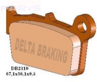 Brake pads DELTA M1, rear - KXF250 04-24, KXF450 06-24, YZ(F) 03-23, RMZ250/450 04-23