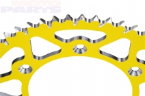 Задняя шестерня, алюминиевая ESJOT, жёлтая (крашеная), 51З, RM(Z)125-450 02-