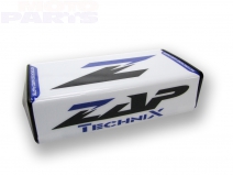 Handlebar pad ZAP FX, white/blue (for D28.6mm handlebars)