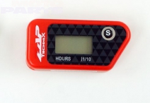 Wireless hour meter ZAP, red (vibration)