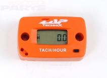 Hour meter ZAP with wire, orange