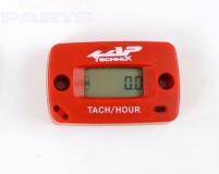 Hour meter ZAP with wire, red