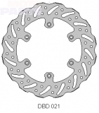 Передний тормозной диск DELTA, D250мм, RM125-250 00-05, YZ(F)125-250 01-21, YZF450 03-21