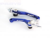 Flex clutch and brake lever set ZAP, blue, SX65/SX85 14-24, TC65/85 14-24