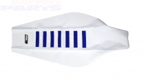 Sēdekļa pārvalks VIPER MX, balts/balts ar zilām rievām, SX85 13-17, TC85 14-17
