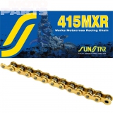Chain SUNSTAR 415 MXR, gold, 108 links