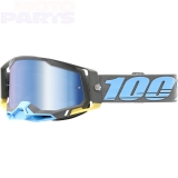Защитные очки 100% Racecraft2 Trinidad, с синей зеркальной линзой