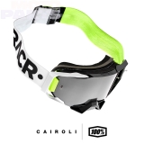 Goggles 100% Armega RACR, with silver mirror HIPER (HDR) lens