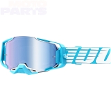 Aizsargbrilles 100% Armega Oversized/Deep Sky, ar zilu spoguļlēcu