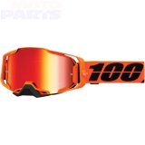 Защитные очки 100% Armega CW2, с красной зеркальной линзой