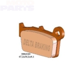 Brake pads DELTA SM, rear - KXF250 04-24, KXF450 06-24, YZ(F) 03-23, RMZ250/450 04-23