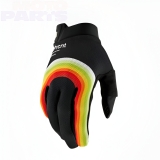 Gloves 100% Itrack Rewind, black, size M
