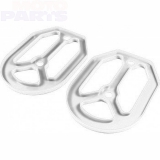 Silicon film for aluminium footpegs MP Racing, white
