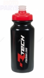 Ūdens pudele RTECH, melna/sarkana, 0.5L