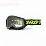 Goggles 100% Strata2 Solar Eclipse, with clear lens