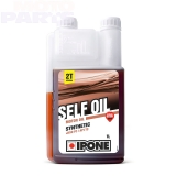 Motoreļļa IPONE Self Oil Strawberry (2-taktu), 1L pudele (zemeņu smarža)